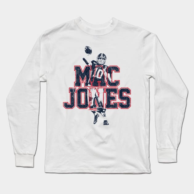 Mac Jones (Variant) Long Sleeve T-Shirt by huckblade